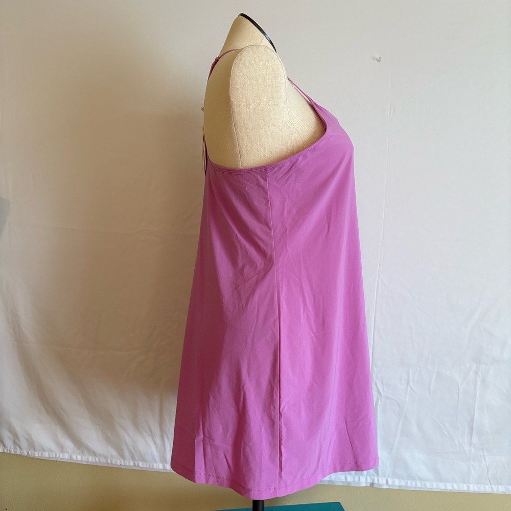 Flex Strappy Dress With Built In Shorts Liner Purple Racerback | All In Motion - Picture 6 of 16